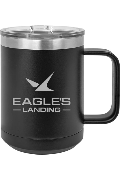 Eagles Landing 15oz Instulated Coffee Mug Signature Lacrosse