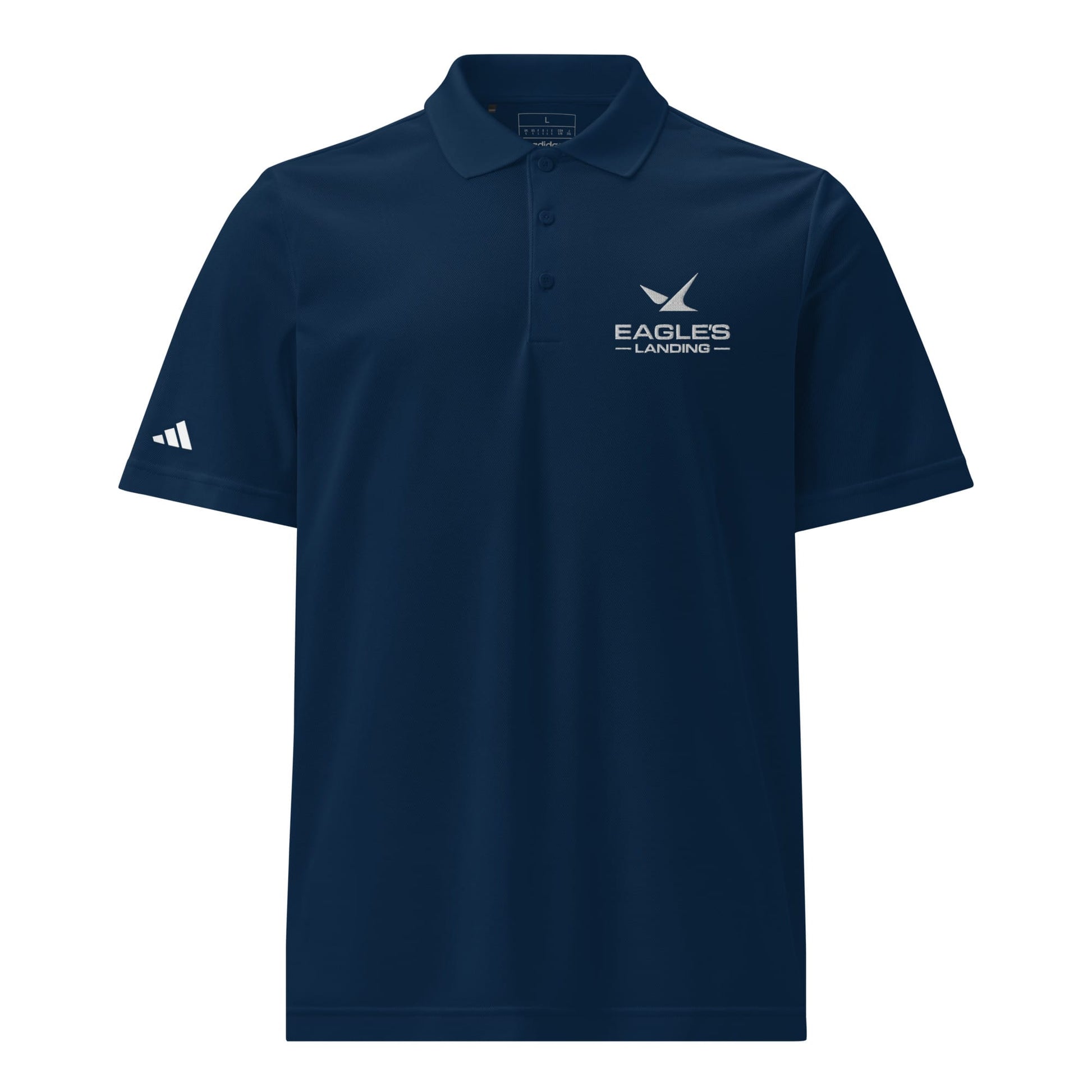 Eagles Landing Embroidered adidas Sport Polo Shirt Signature Lacrosse