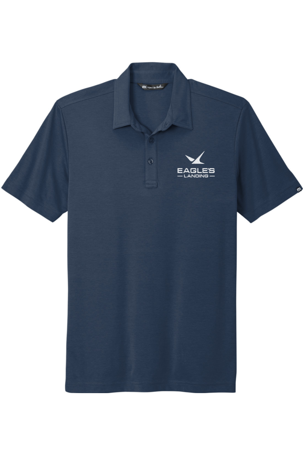 Eagles Landing Men's Embroidered Travis Mathew Oceanside Solid Polo Signature Lacrosse