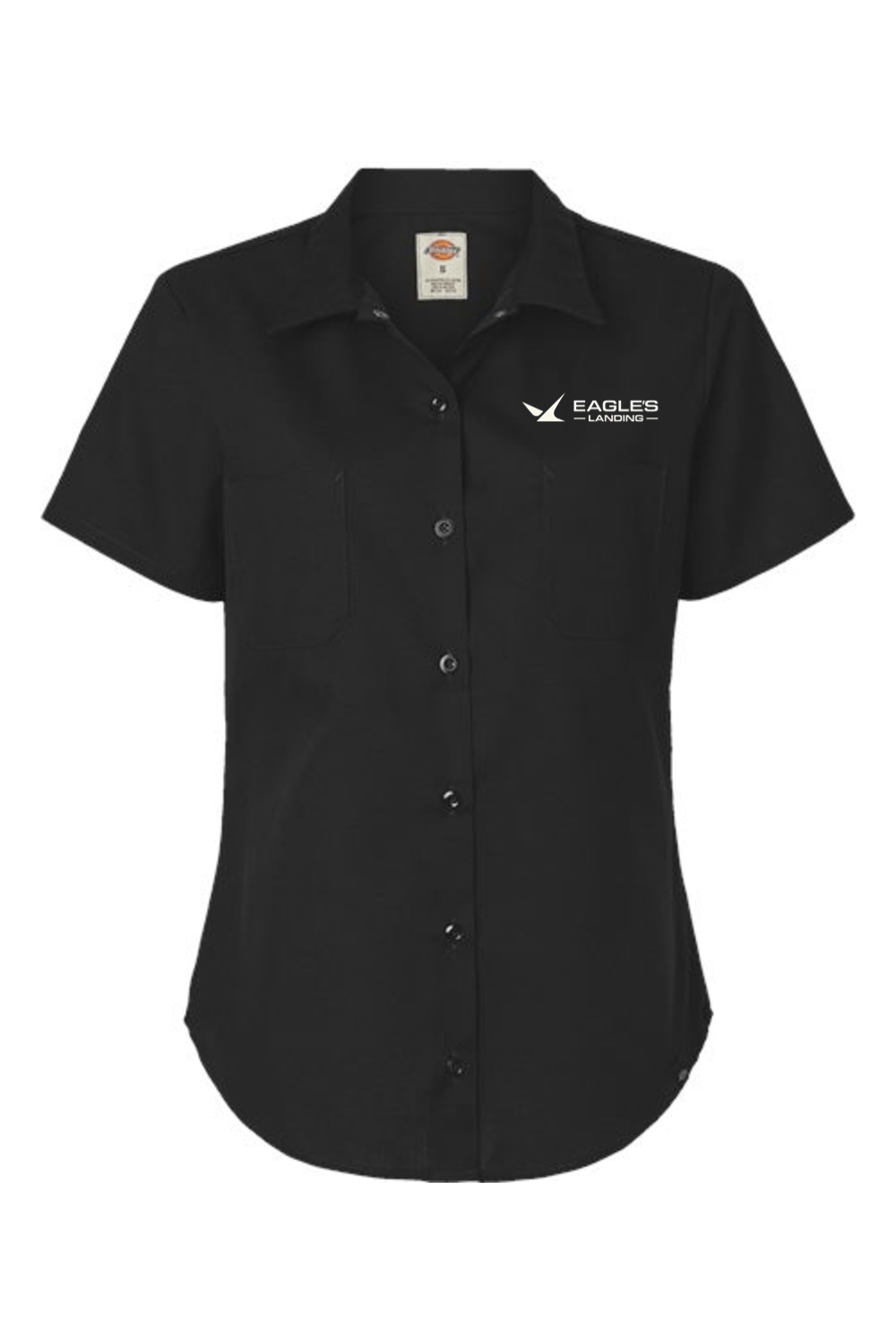 Eagles Landing Women's Dickies Women's Indurtrial Short Sleeve Work Shirt Signature Lacrosse