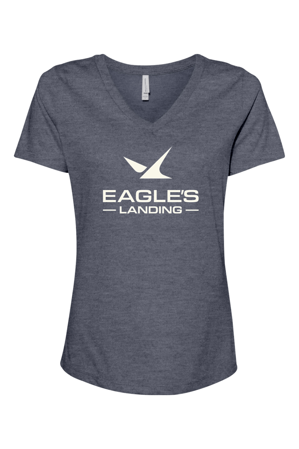 Eagles Landing Women's Relaxed V-Neck T-Shirt Signature Lacrosse