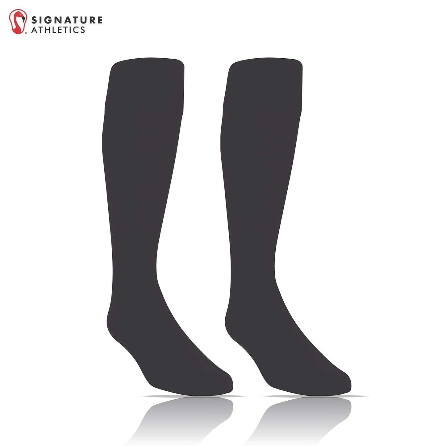 East Boston Soccer 1 Black Allsports Socks: EBS1 Signature Lacrosse