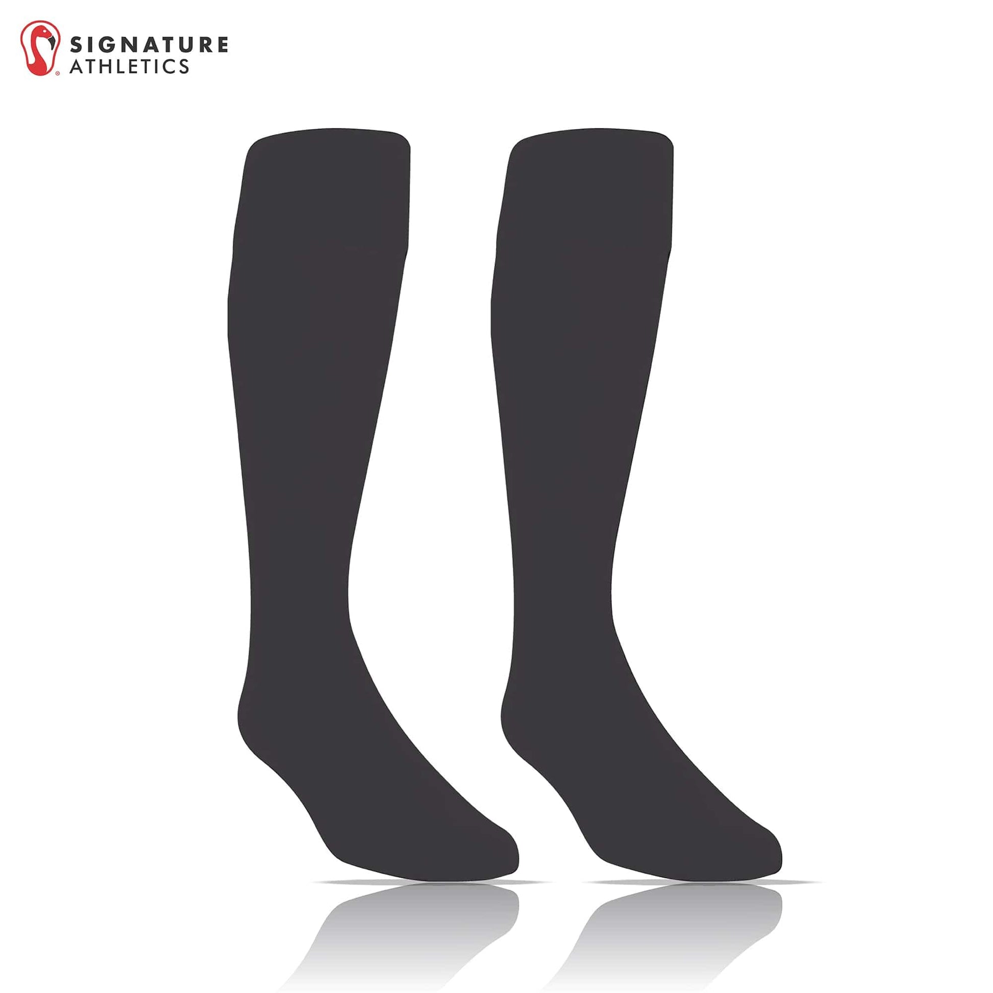 East Boston Soccer 1 Black Allsports Socks: EBS1 Signature Lacrosse