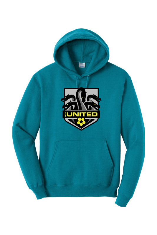 East Tennessee United Port & Company Core Fleece Pullover Hooded Sweatshirt Signature Lacrosse