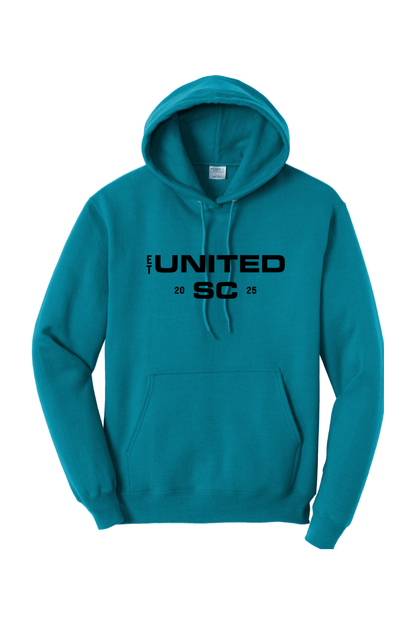 East Tennessee United Port & Company Core Fleece Pullover Hooded Sweatshirt Signature Lacrosse