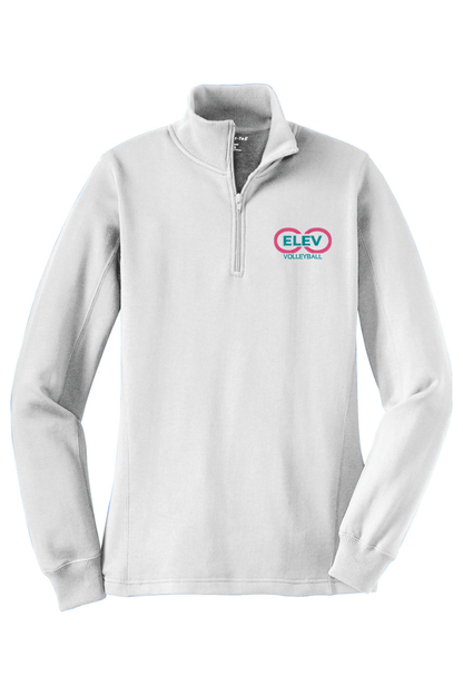 Elev8 Volleyball Adult Women's Embroidered Quarter-Zip Pullover Signature Lacrosse