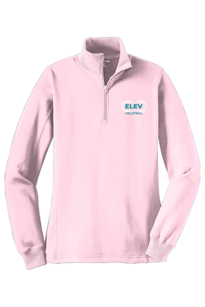 Elev8 Volleyball Adult Women's Embroidered Quarter-Zip Pullover Signature Lacrosse