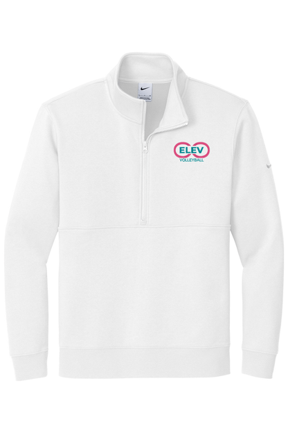 Elev8 Volleyball Embroidered Nike Club Fleece Sleeve Swoosh 1/2-Zip Signature Lacrosse