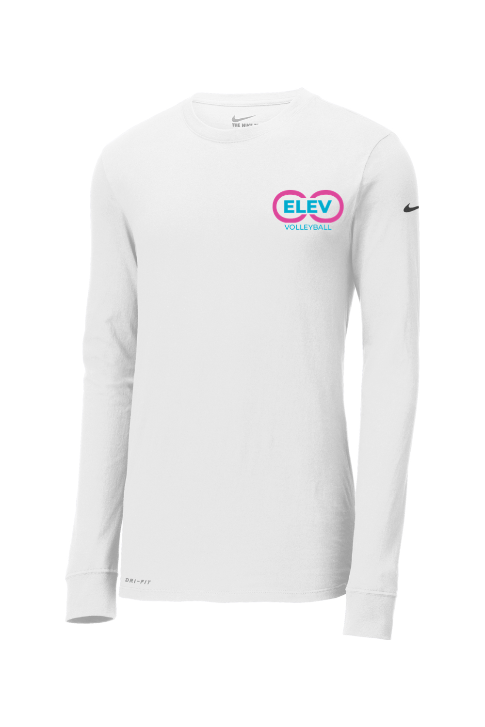 Elev8 Volleyball Nike Dri-FIT Cotton/Poly Long Sleeve Tee Signature Lacrosse
