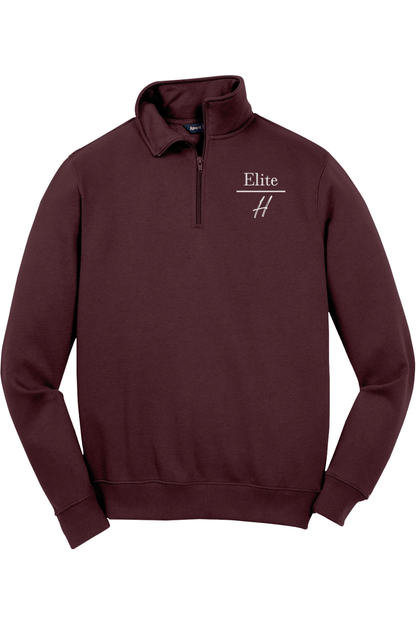 Elite H Adult Embroidered Quarter-Zip Pullover Signature Lacrosse