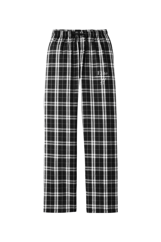 Elite H Adult Women's Flannel Plaid Pants Signature Lacrosse