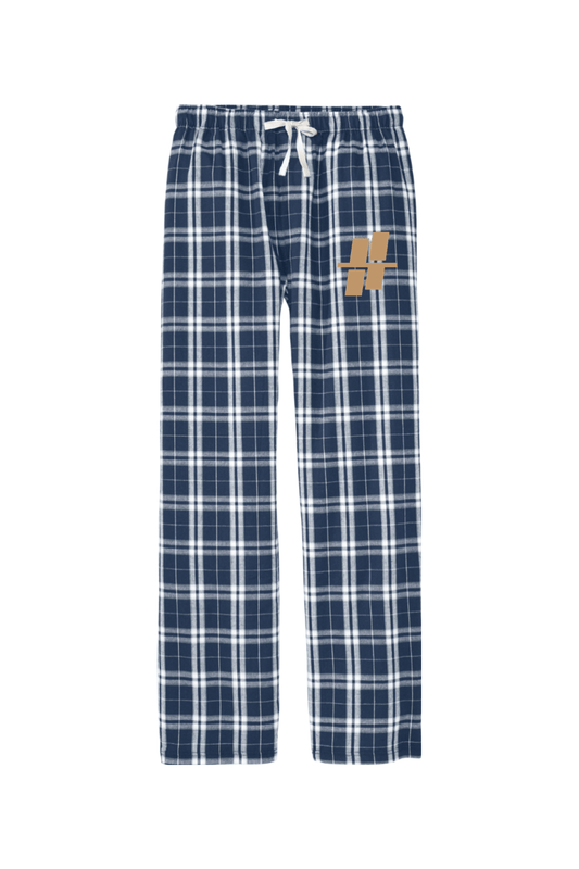 Elite Sports Adult Men's Flannel Plaid Pants Signature Lacrosse