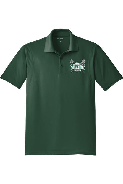 Emerald Ridge Lacrosse Adult Embroidered Athletic Polo Signature Lacrosse