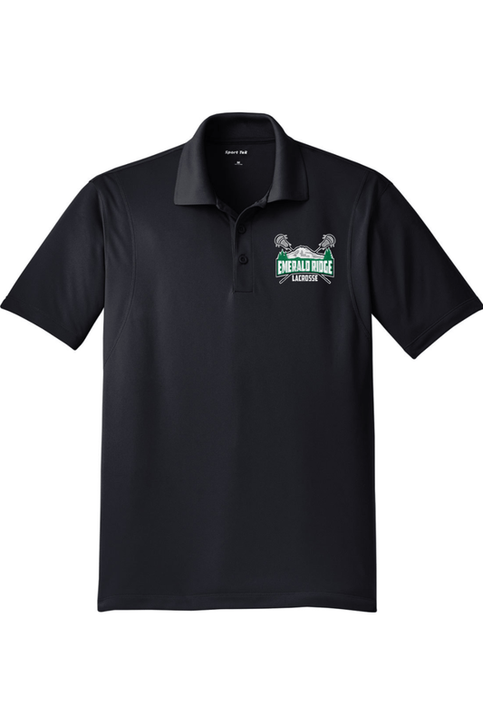 Emerald Ridge Lacrosse Adult Embroidered Athletic Polo Signature Lacrosse