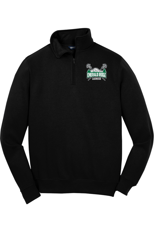 Emerald Ridge Lacrosse Adult Embroidered Quarter-Zip Pullover Signature Lacrosse