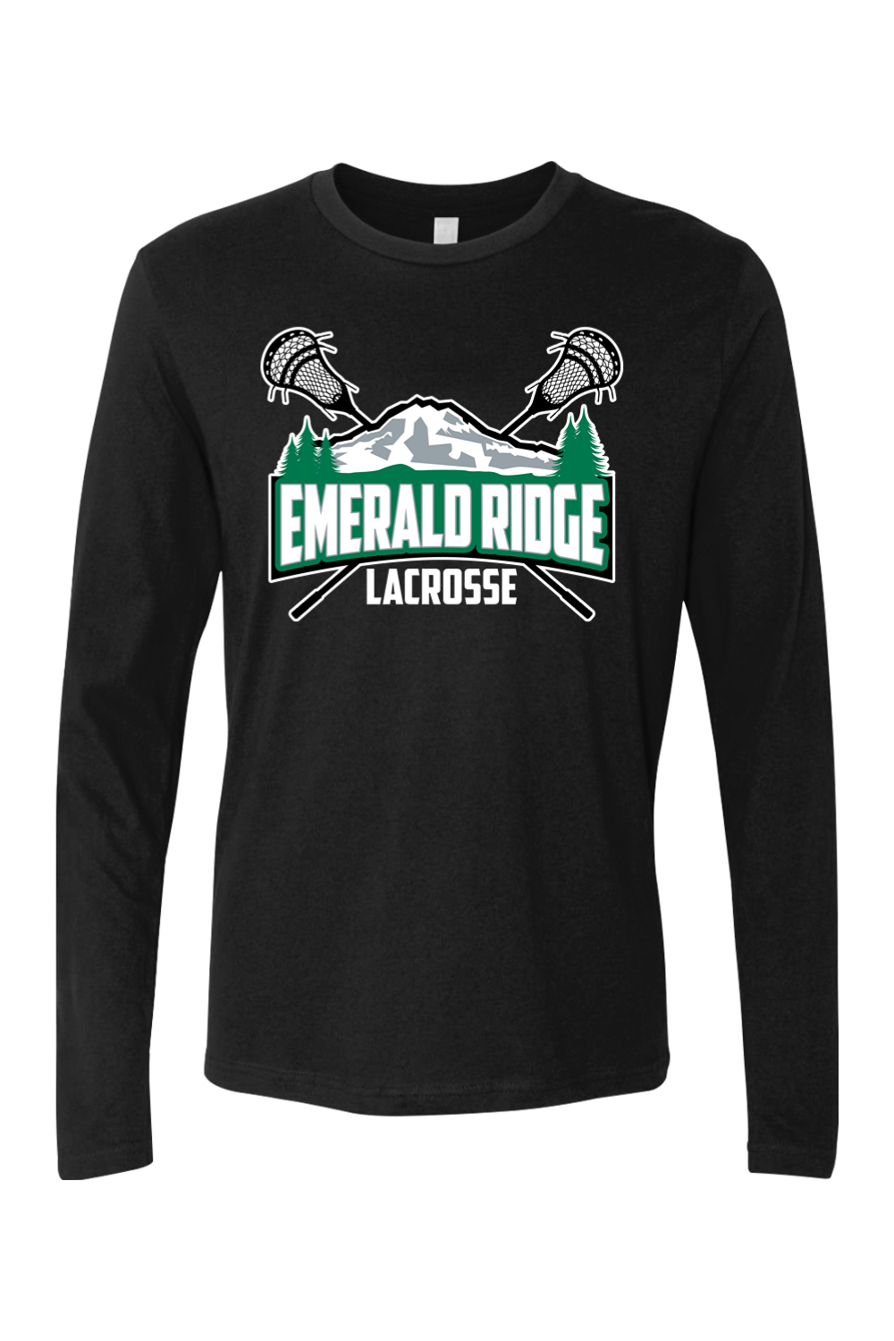 Emerald Ridge Lacrosse Adult Long Sleeve T-Shirt Signature Lacrosse