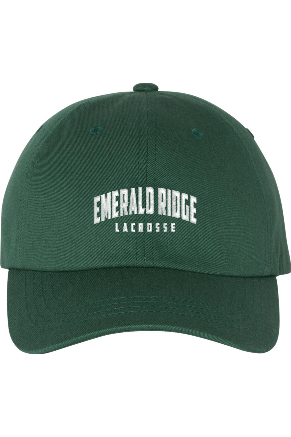 Emerald Ridge Lacrosse Embroidered Dad Hat Signature Lacrosse