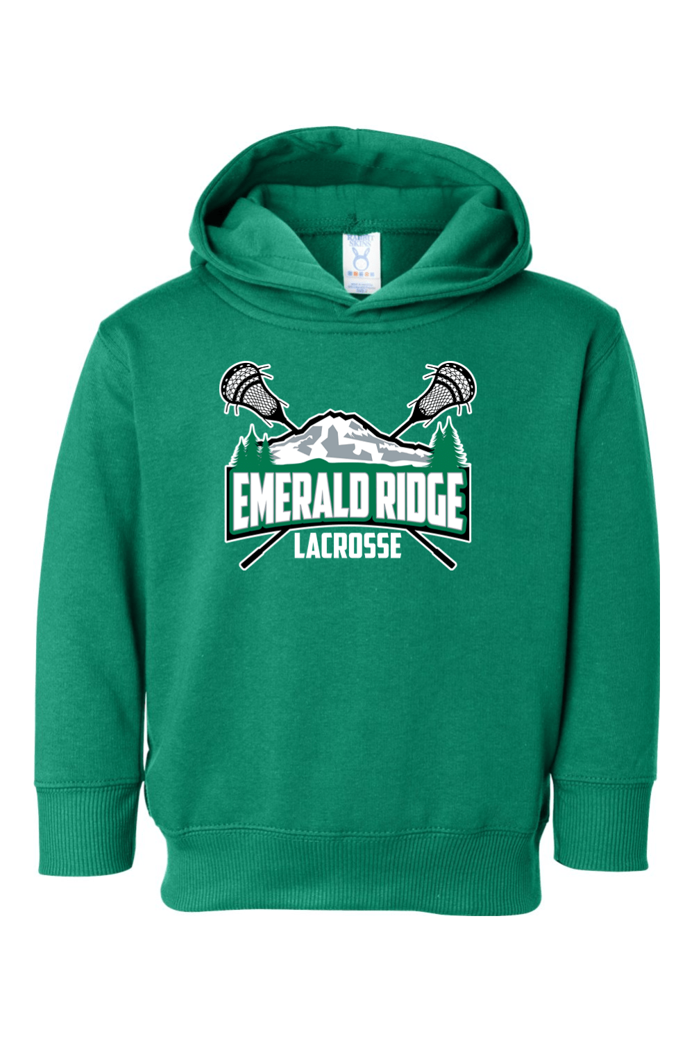 Emerald Ridge Lacrosse Toddler Fleece Hoodie Signature Lacrosse