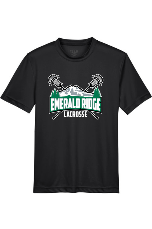 Emerald Ridge Lacrosse Youth Athletic T-Shirt Signature Lacrosse