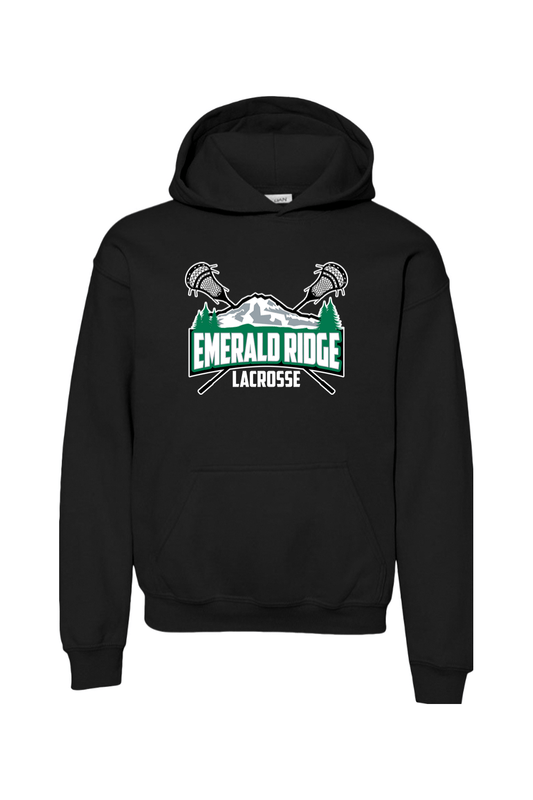 Emerald Ridge Lacrosse Youth Hoodie Signature Lacrosse