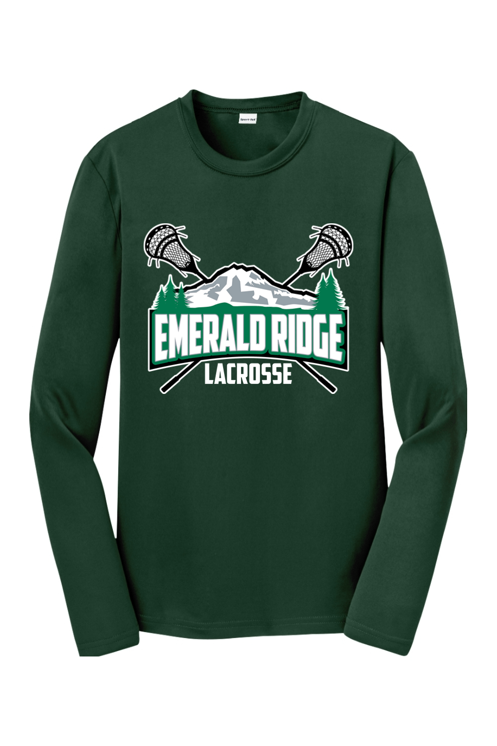 Emerald Ridge Lacrosse Youth Long Sleeve T-Shirt Signature Lacrosse