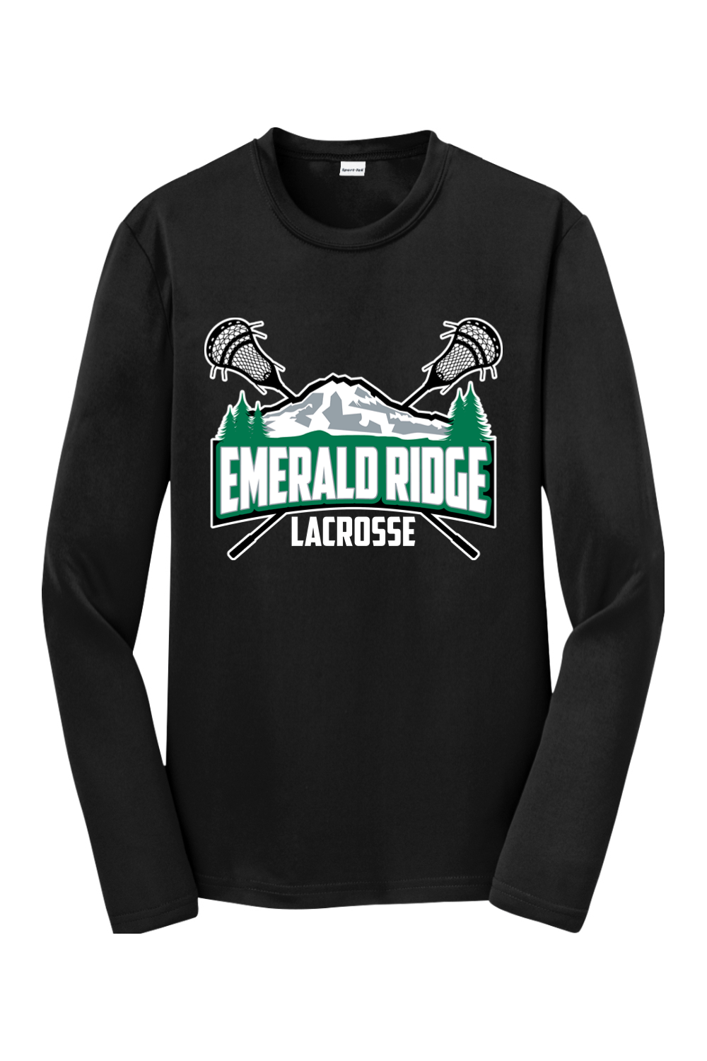 Emerald Ridge Lacrosse Youth Long Sleeve T-Shirt Signature Lacrosse