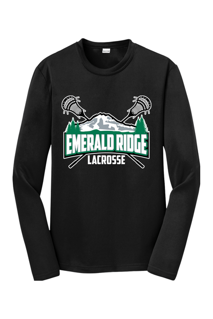 Emerald Ridge Lacrosse Youth Long Sleeve T-Shirt Signature Lacrosse