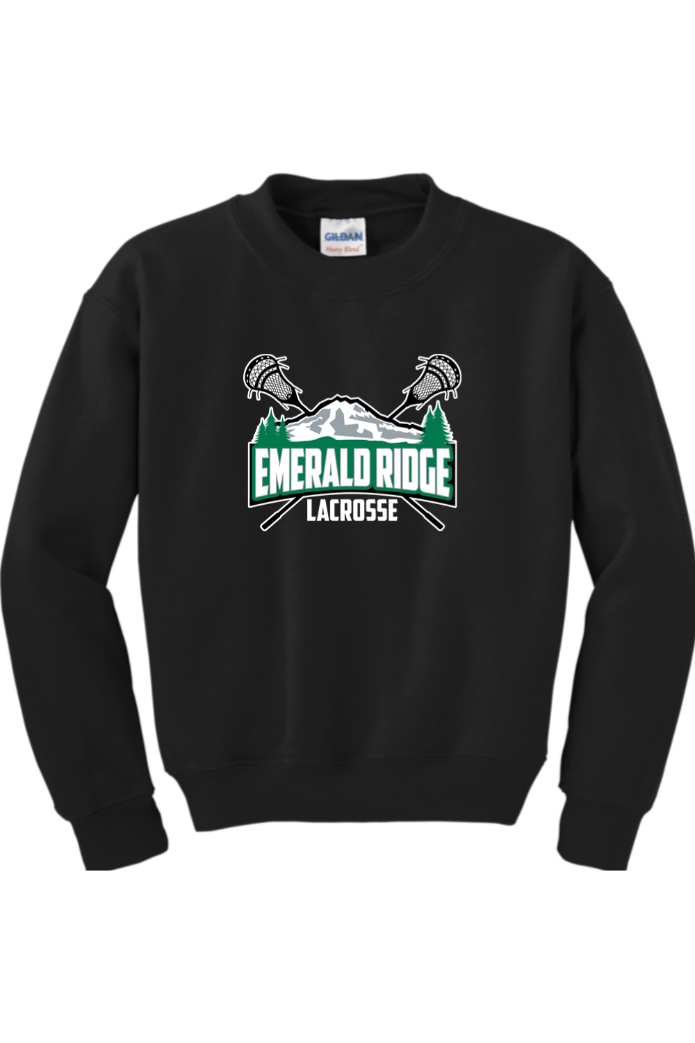 Emerald Ridge Lacrosse Youth Sweatshirt Signature Lacrosse