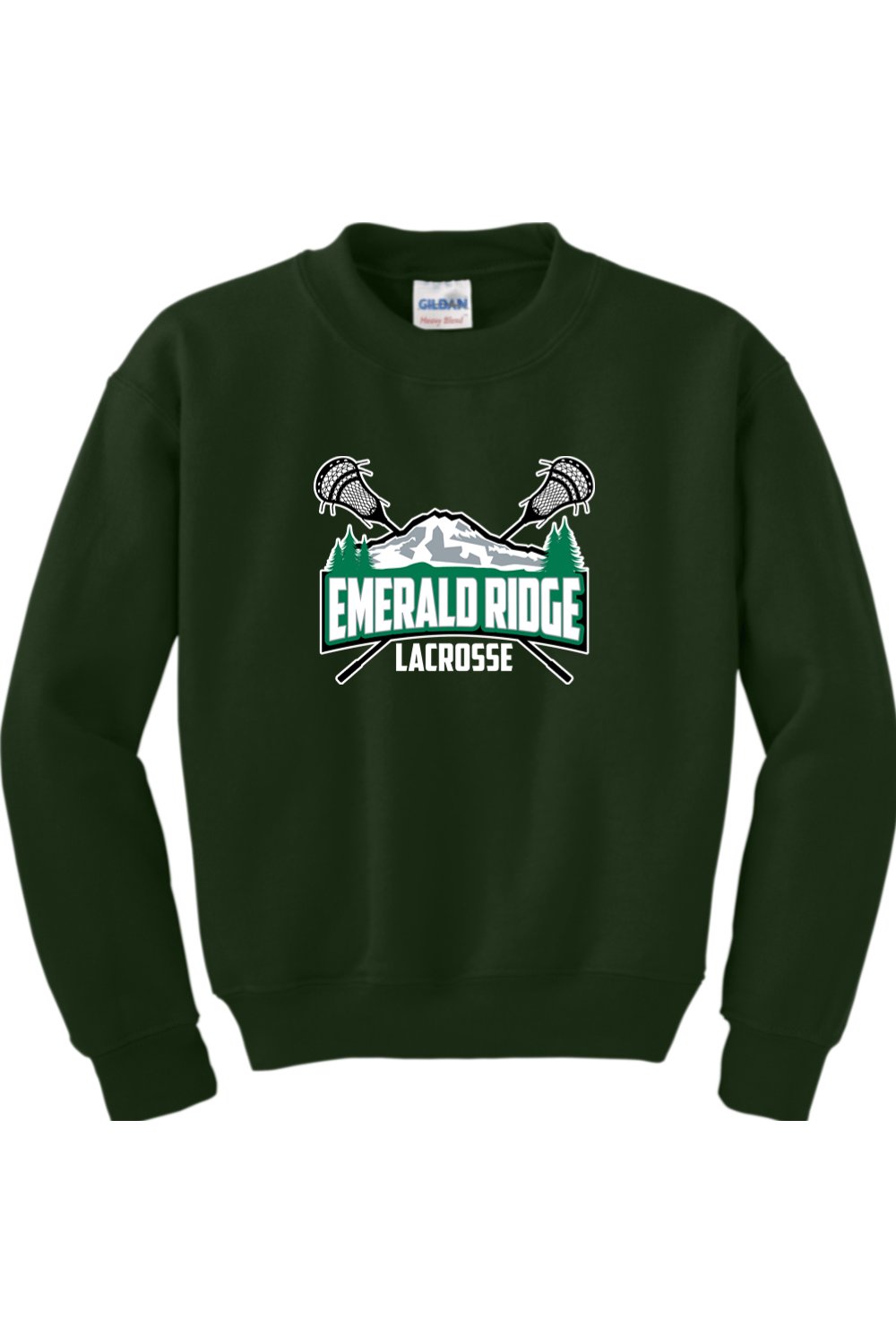 Emerald Ridge Lacrosse Youth Sweatshirt Signature Lacrosse