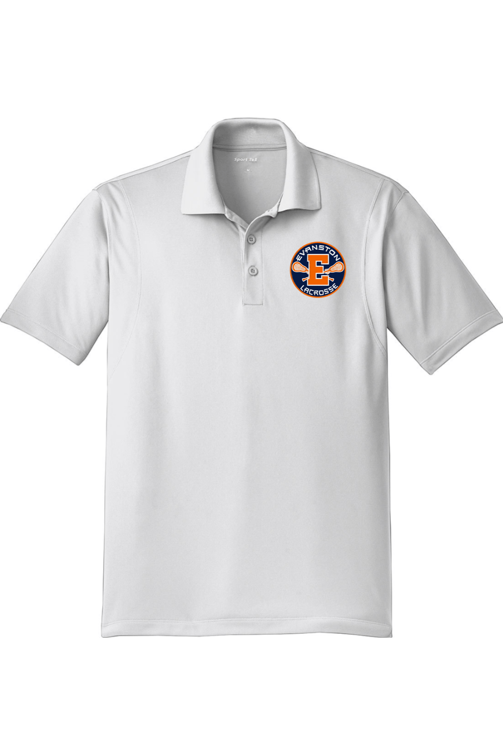 Evanston YLC Adult Embroidered Athletic Polo Signature Lacrosse