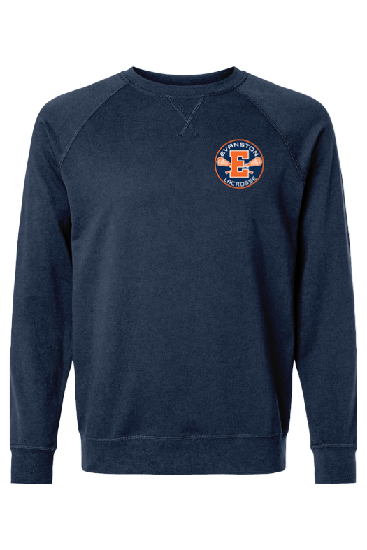 Evanston YLC Adult Heavyweight Raglan Long Sleeve Signature Lacrosse