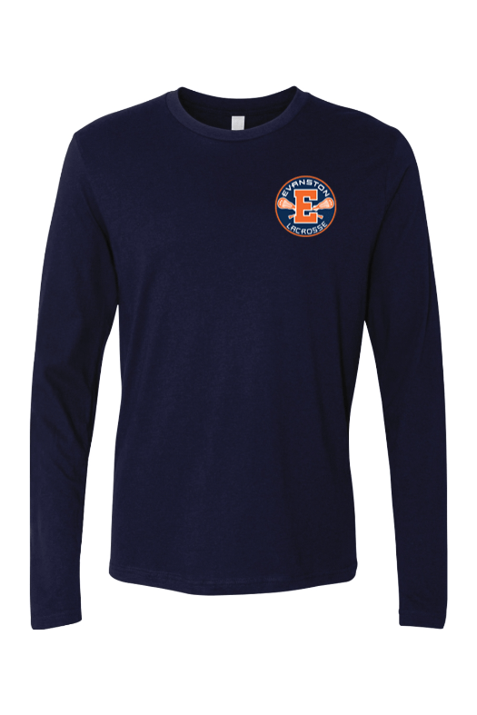 Evanston YLC Adult Long Sleeve T-Shirt Signature Lacrosse