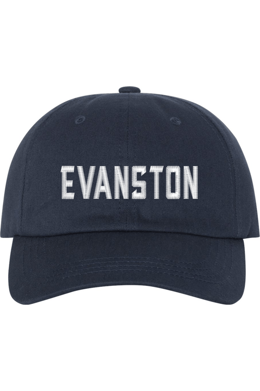 Evanston YLC Embroidered Dad Hat Signature Lacrosse