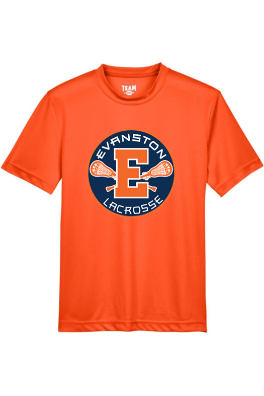 Evanston YLC Youth Athletic T-Shirt Signature Lacrosse