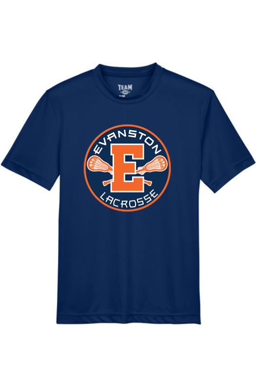 Evanston YLC Youth Athletic T-Shirt Signature Lacrosse