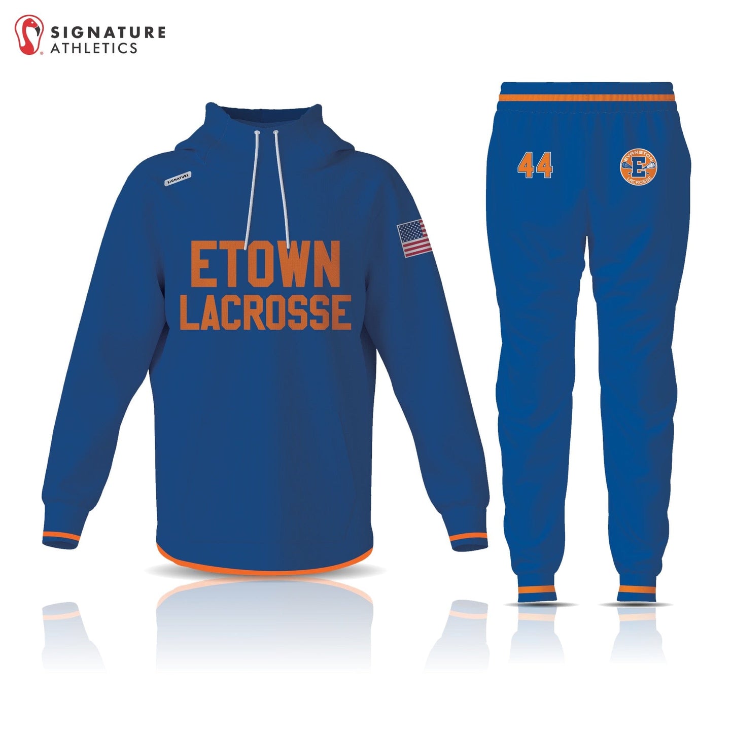 Evanston Youth Lacrosse Men's 2 Piece Travel Package: Evanston Youth Lacrosse Signature Lacrosse