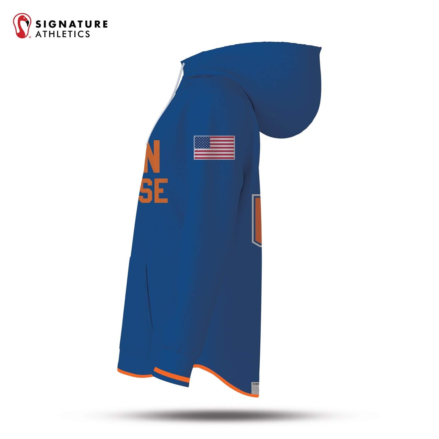 Evanston Youth Lacrosse Men's Pro Dye Sub Scuba Hoodie Signature Lacrosse