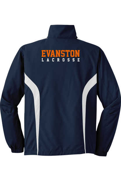 Evanston Youth LC Sport-Tek Colorblock Raglan Jacket Signature Lacrosse