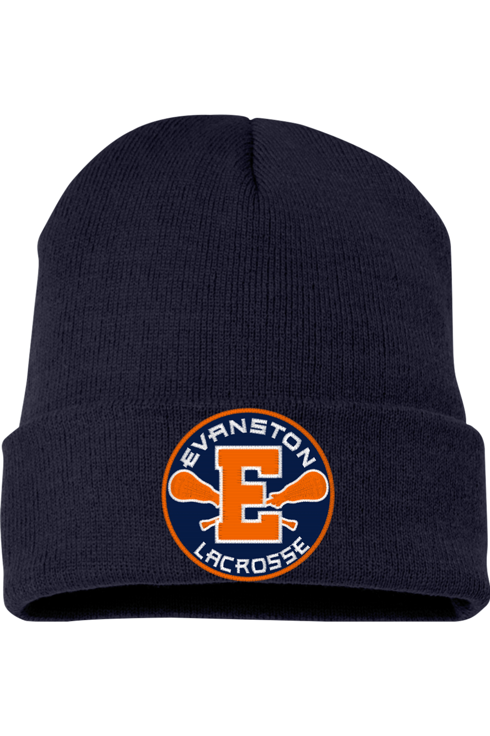 Evanston Youth LC Yupoong Classics Cuffed Beanie Signature Lacrosse