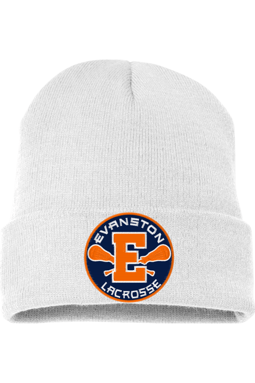 Evanston Youth LC Yupoong Classics Cuffed Beanie Signature Lacrosse