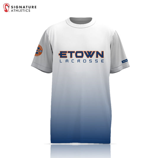 Evanston Youth Men's Blue Short Sleeve Tech Tee Signature Lacrosse