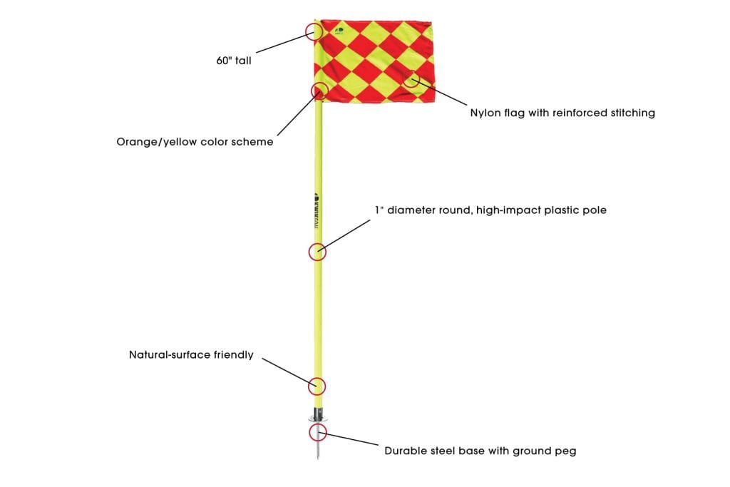 Evolution Corner Flags (4/Set) Signature Lacrosse