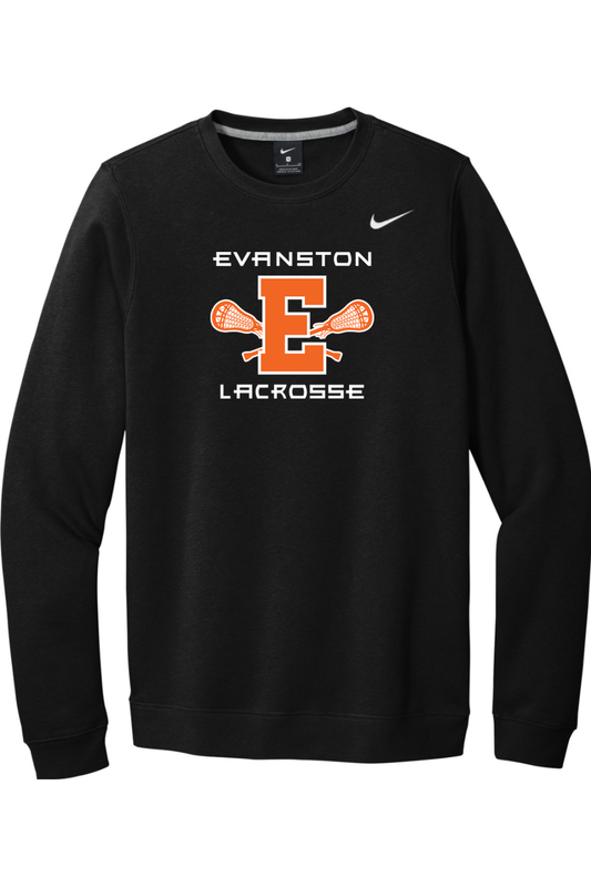 EYL Nike Club Fleece Crew Signature Lacrosse