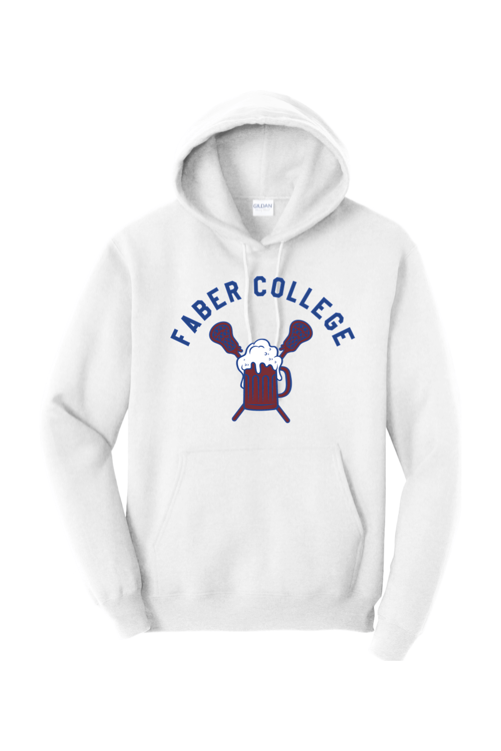 Faber College FC Adult Heavyweight Hoodie Signature Lacrosse
