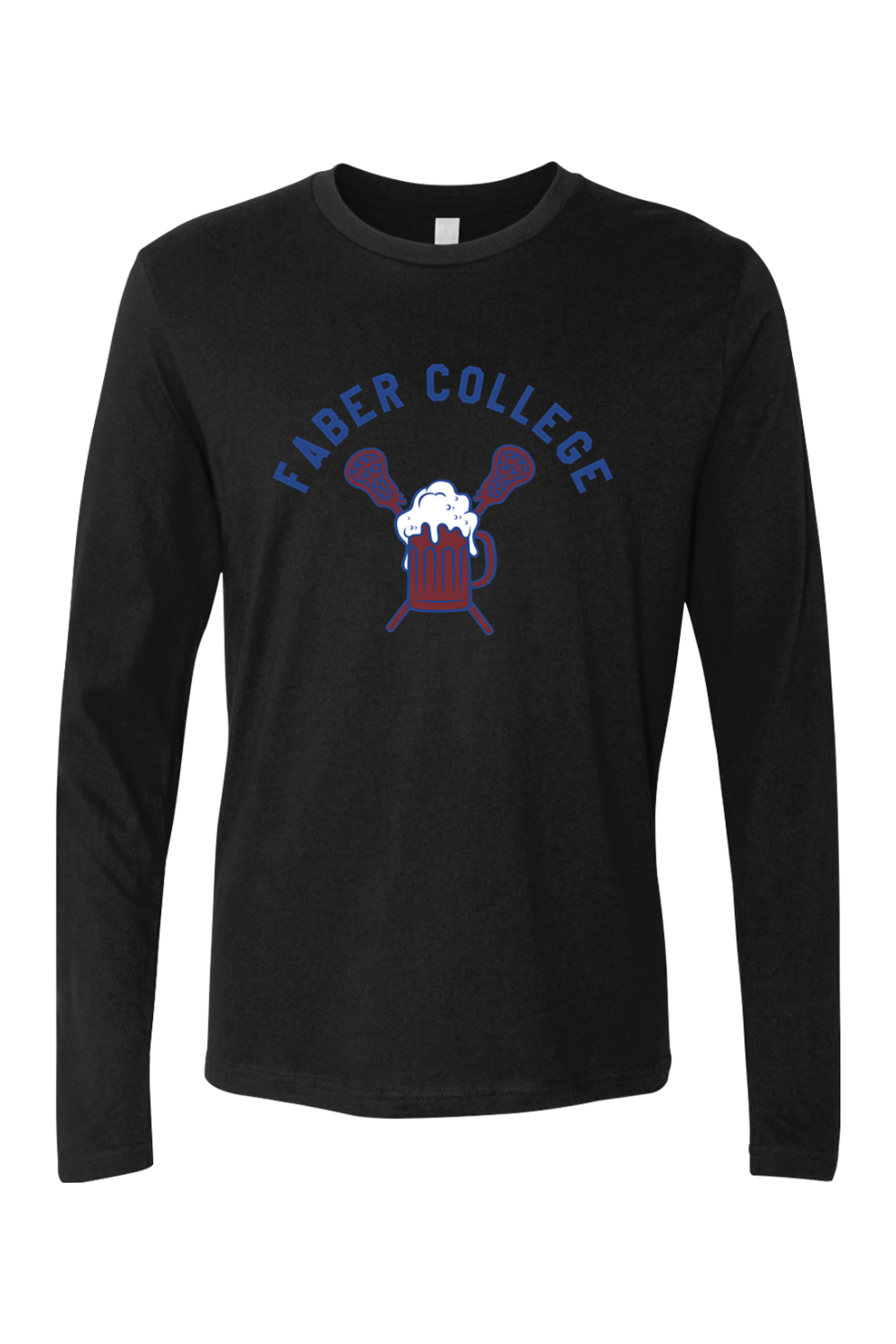 Faber College FC Adult Long Sleeve T-Shirt Signature Lacrosse