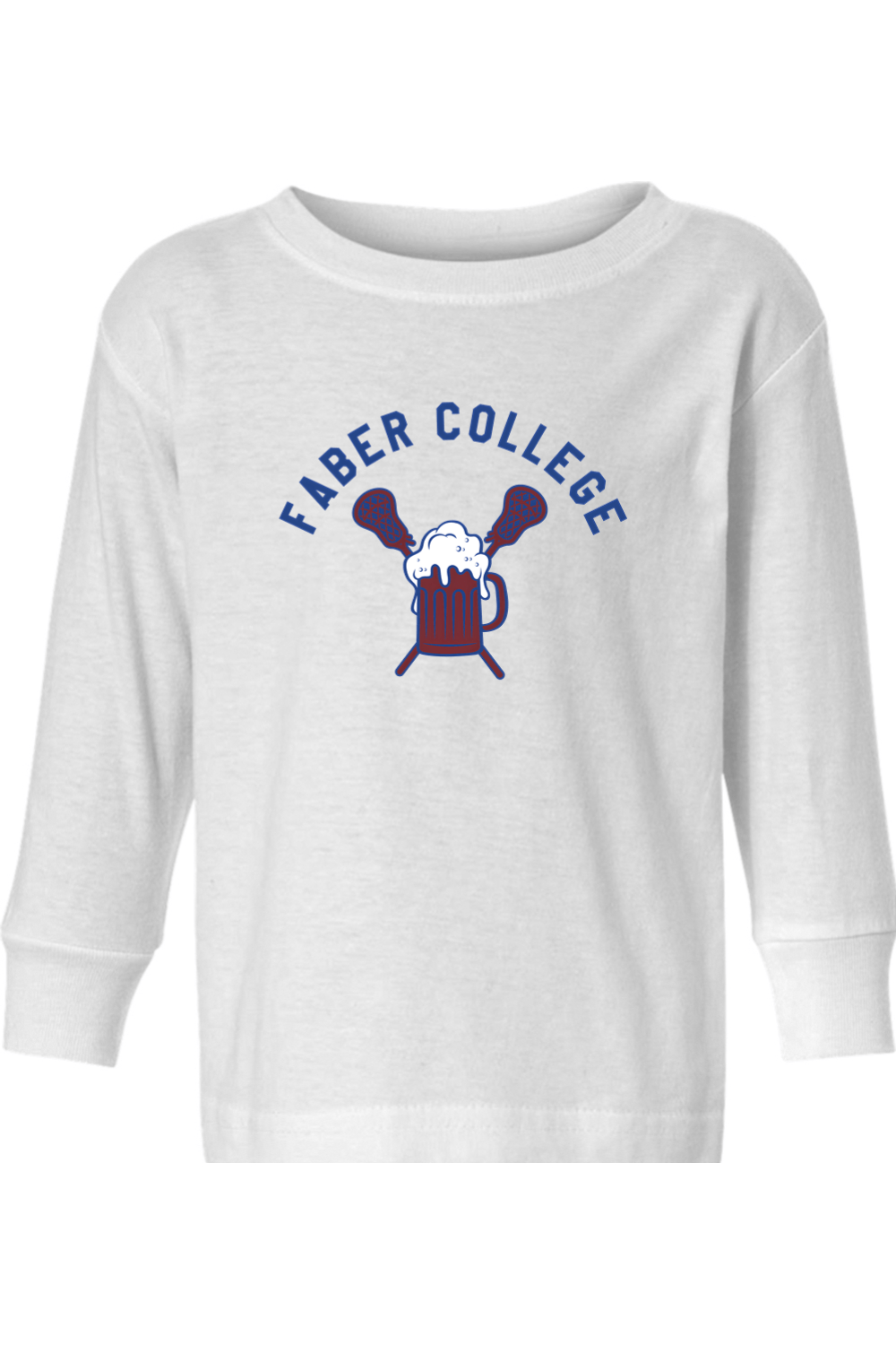 Faber College FC Toddler Long Sleeve T-Shirt Signature Lacrosse