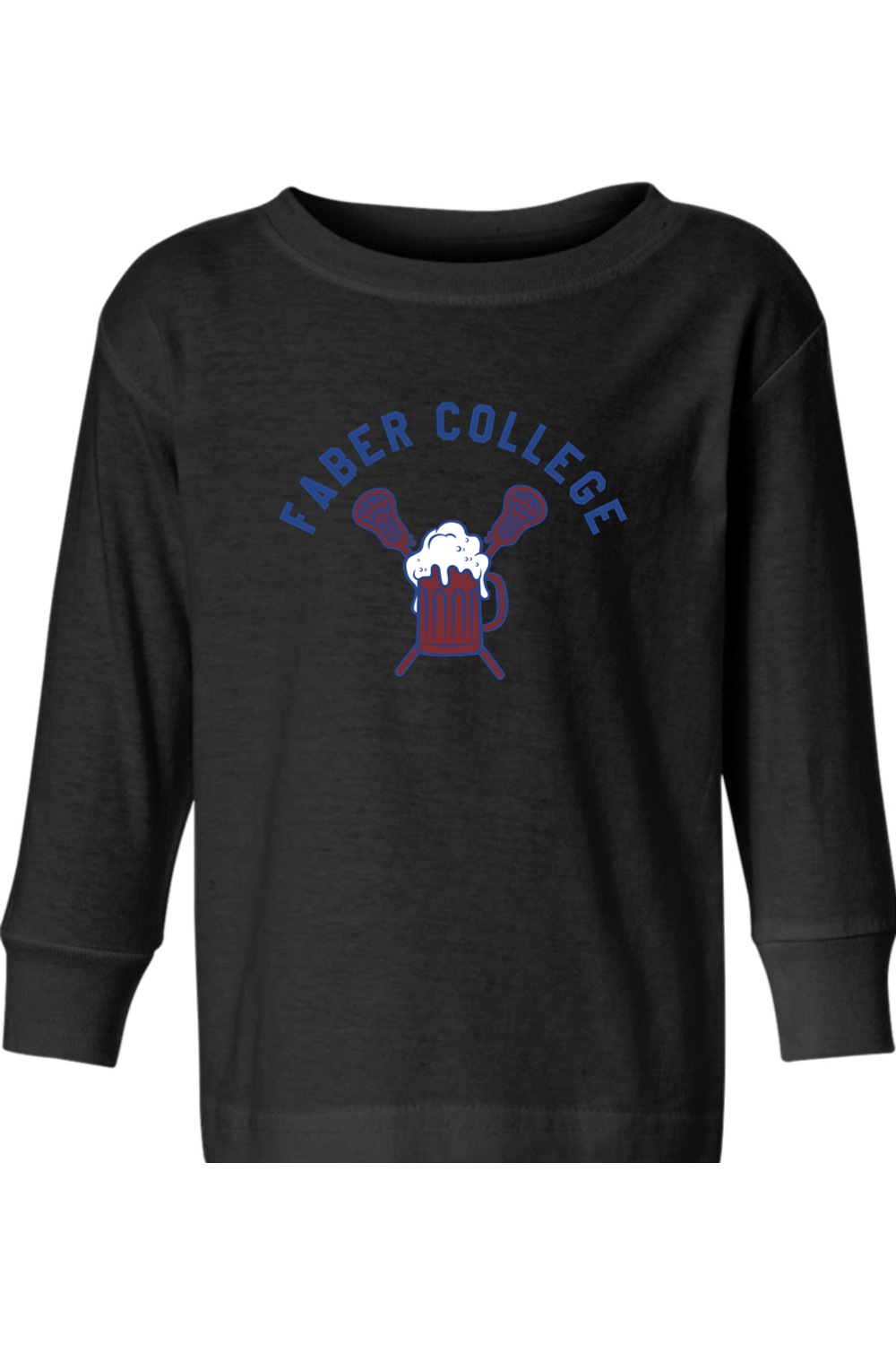 Faber College FC Toddler Long Sleeve T-Shirt Signature Lacrosse