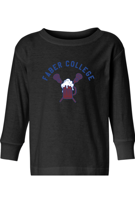 Faber College FC Toddler Long Sleeve T-Shirt Signature Lacrosse