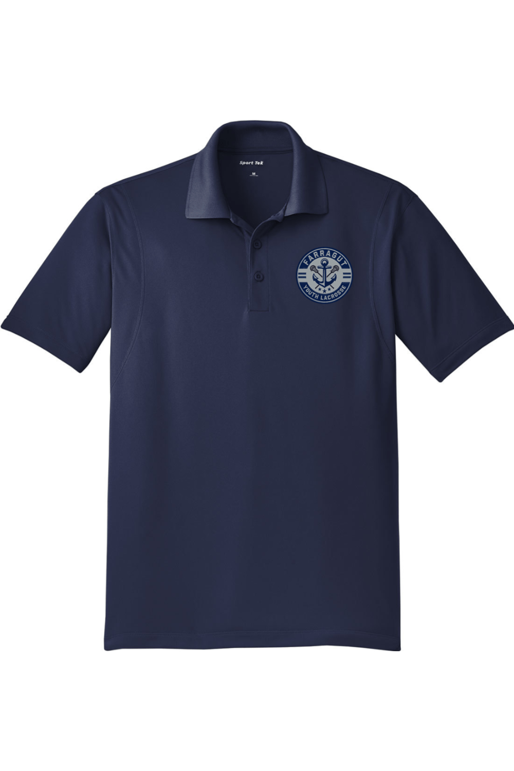 Farragut YLC Adult Embroidered Athletic Polo Signature Lacrosse