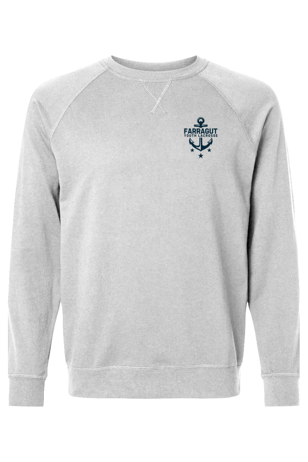 Farragut YLC Adult Heavyweight Raglan Long Sleeve Signature Lacrosse